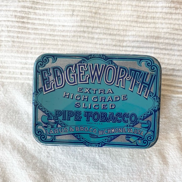 Vintage 1940’S Edgeworth Pipe Tobacco Collectable Empty Tin - Picture 11 of 15